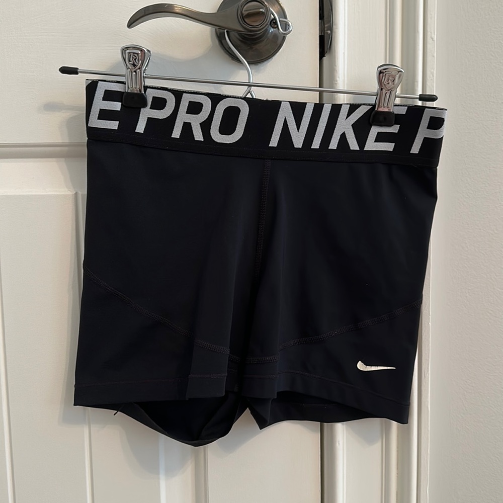 Nike Pros, they have been loved but they are certainly still wearable